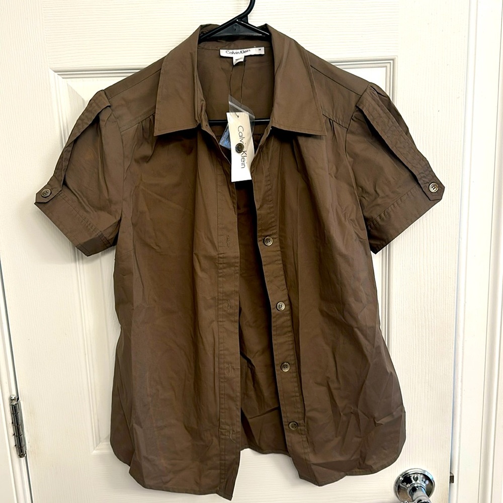 Brand new Calvin Klein button down shirt
